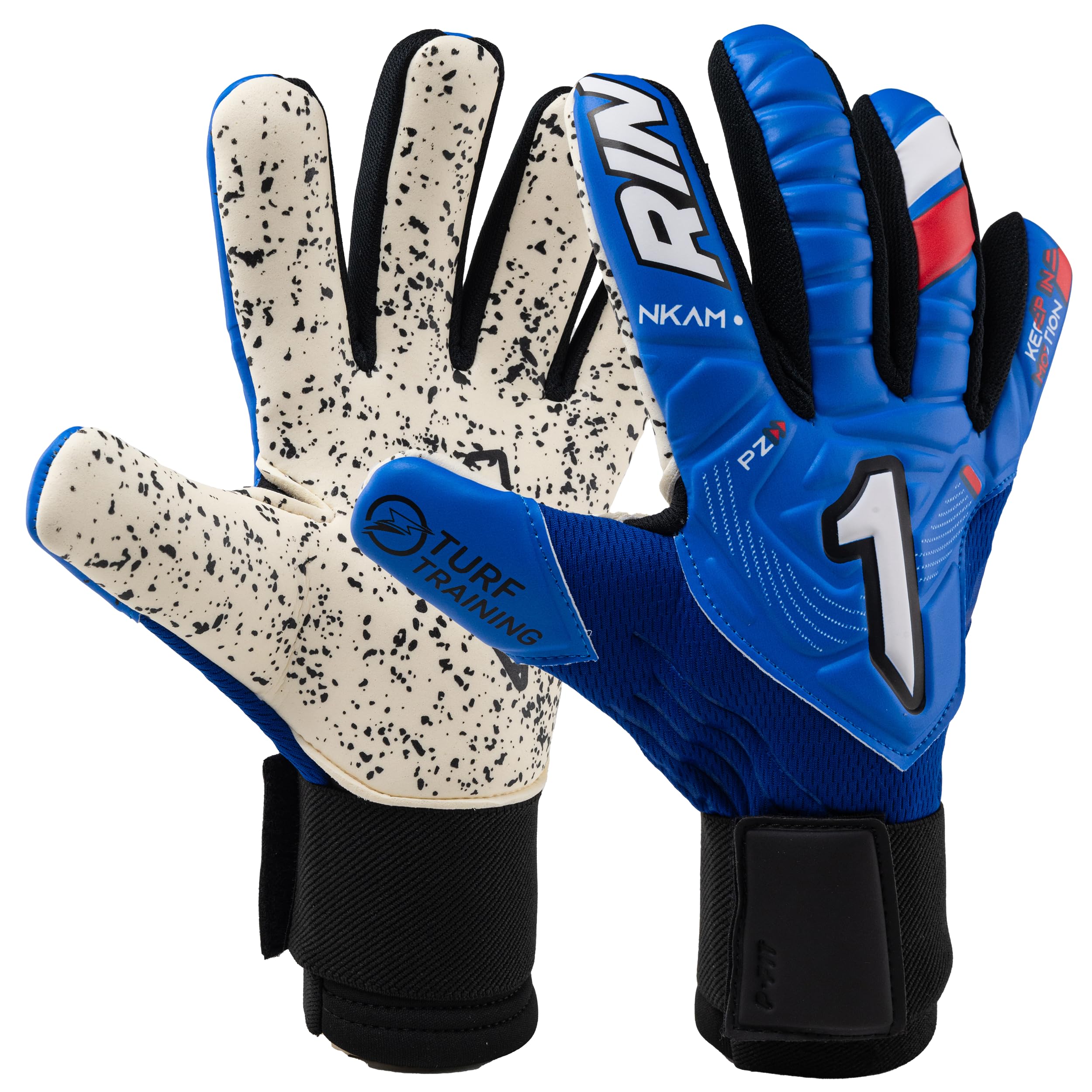 Buy Rinat NKAM-Onana II Turf Goalkeeper Glove (Blue, 5) Online at